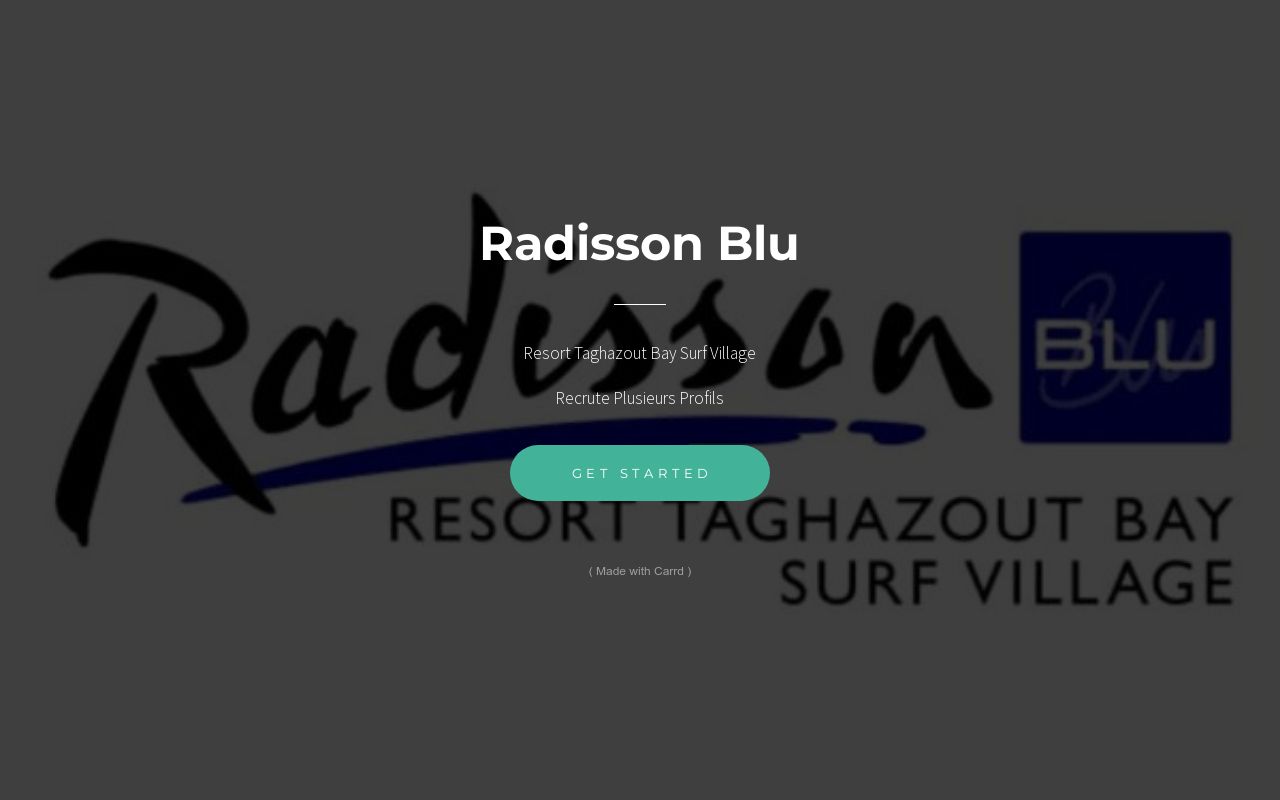 Carrd profile picture for @radisson